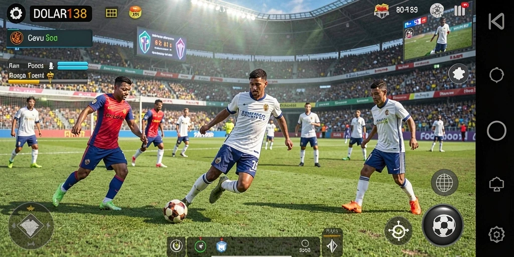 Screenshot DOLAR138 menampilkan aksi seru dalam permainan olahraga.