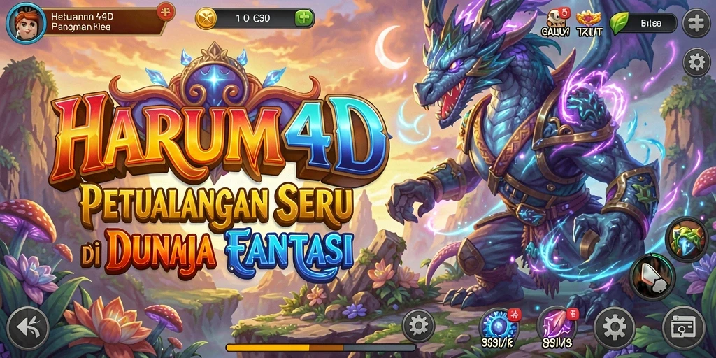 Tampilan menarik dari gameplay petualangan HARUM4D.