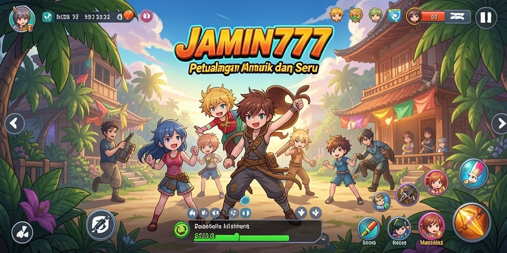 Tampilan gameplay menarik dalam dunia Anime JAMIN777.