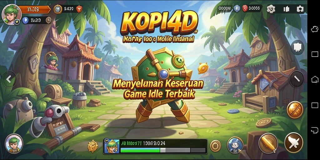 Screenshot gameplay KOPI4D memperlihatkan pengalaman seru dalam membangun bisnis kopi.