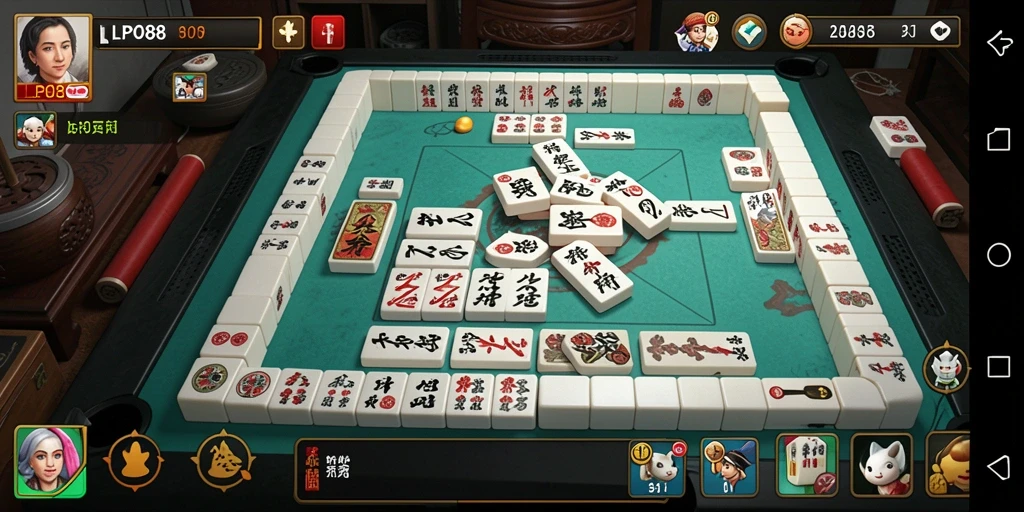 Screenshot LPO88 menampilkan gameplay Mahjong yang seru dan menarik.