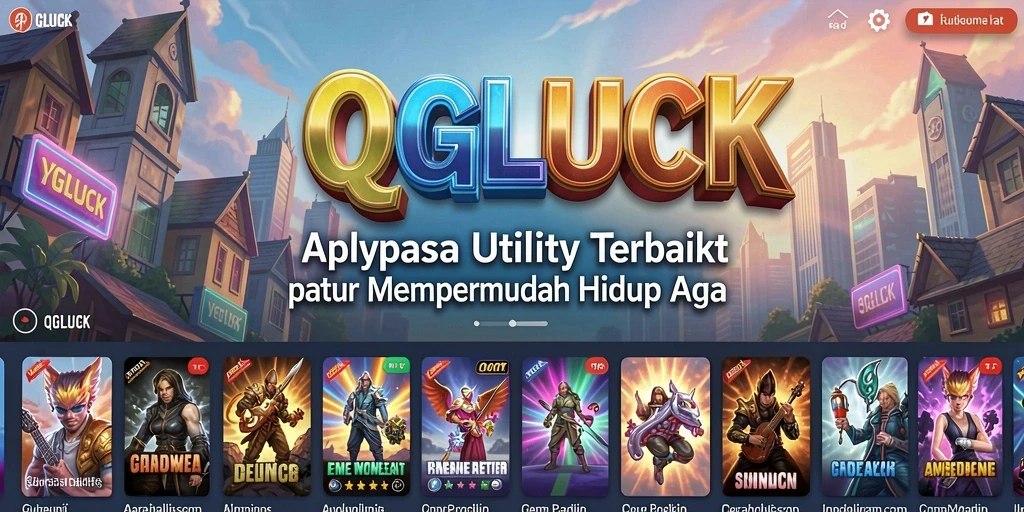 Tampilan antarmuka QGLUCK dengan fitur pengingat yang jelas.