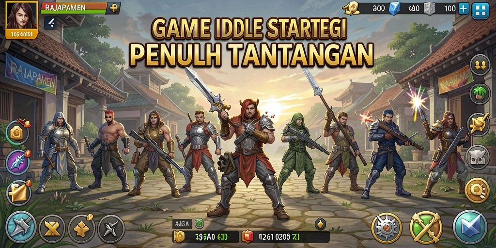 Tampilan gameplay RAJAPAMEN yang seru dan menegangkan.