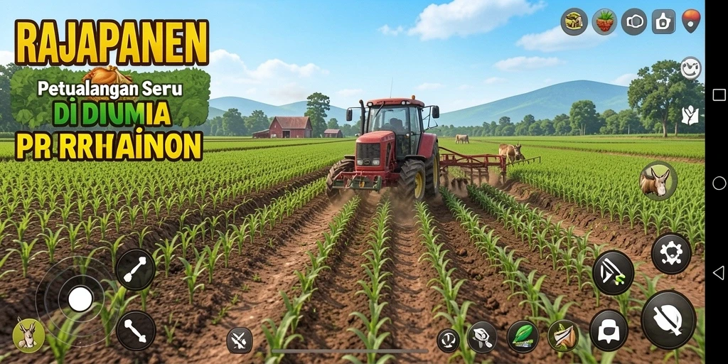 Tampilan gameplay RAJAPANEN yang menawan dan mendebarkan.
