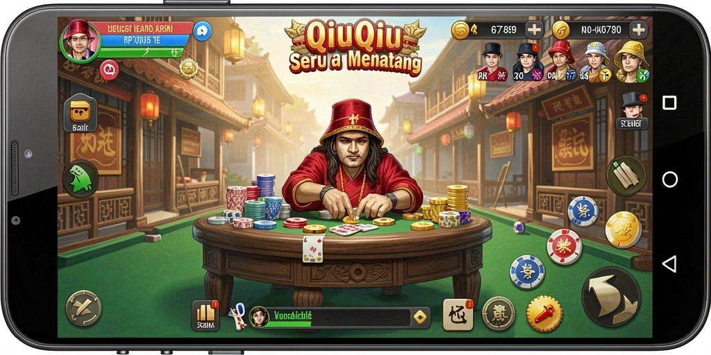 Screenshot gameplay QiuQiu RP6789 yang menarik dan seru.