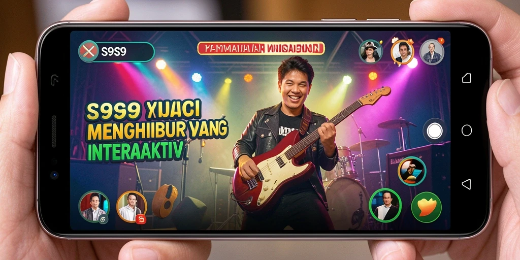 Gameplay interaktif S9S9 dengan berbagai pilihan musik.